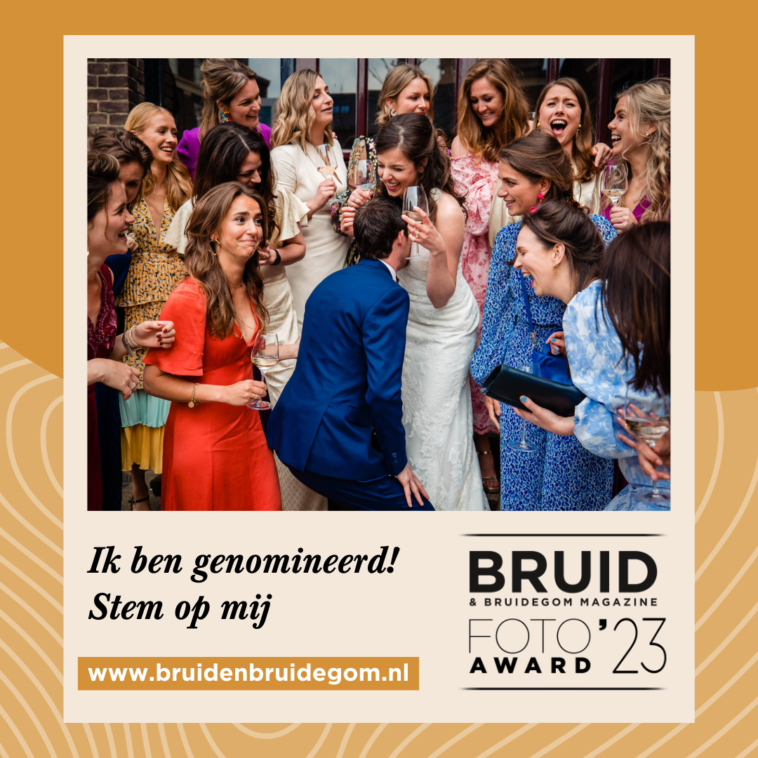 Genomineerd voor de Bruid & Bruidegom foto award 2023