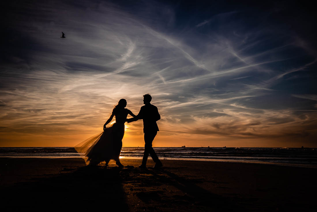 bruidsfotograaf-zonsondergang-zoetermeer