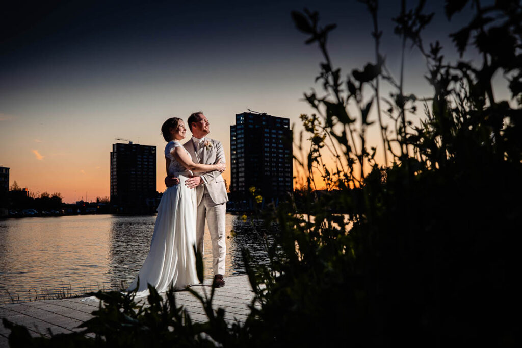 bruidsfotograaf-zonsondergang-dordrecht